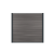 Boston Modern Scherm Compleet Ral9005 Horizontaal Dark Grey