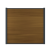 Boston Modern Scherm Compleet Ral7016 Horizontaal Teak
